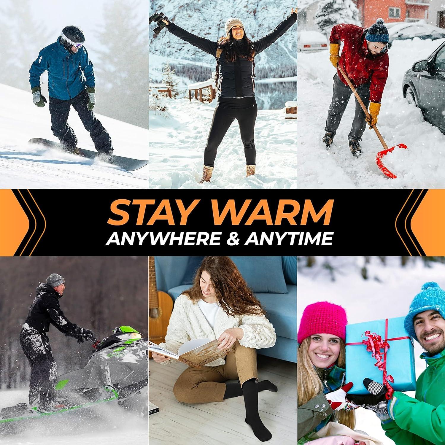 imageFoxelli Womens Heated Vest ampamp Heated Socks Bundle Ultimate Warmth for Cold Weather ampamp Outdoors