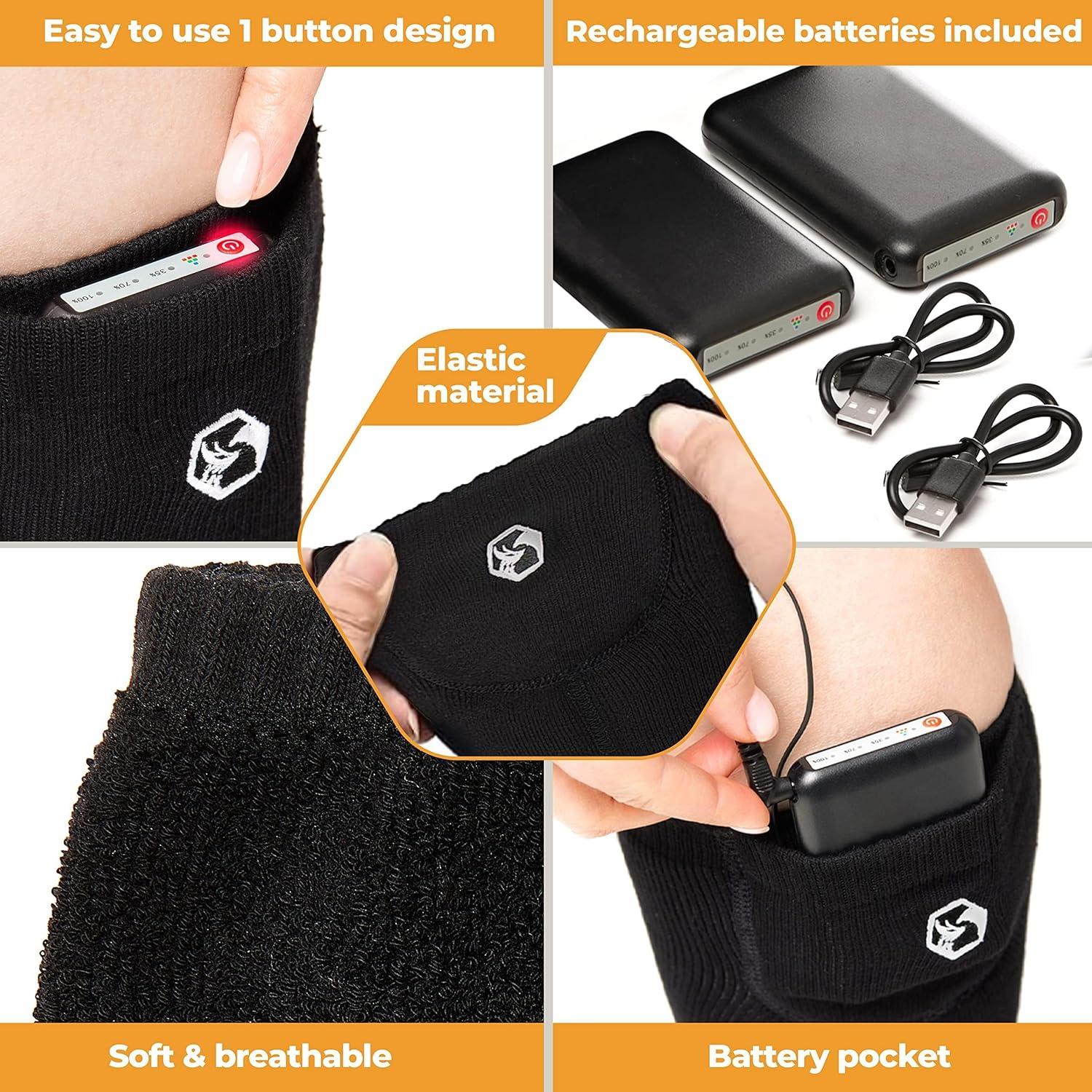 imageFoxelli Womens Heated Vest ampamp Heated Socks Bundle Ultimate Warmth for Cold Weather ampamp Outdoors