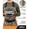 Foxelli Breathable Waders – Fly Fishing Stockingfoot Waders for Men and Women(Camo)