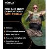 Foxelli Chest Waders – Waterproof 2-ply Nylon/PVC Camo Hunting Fishing Waders for Men and Women with Boots(Brown)