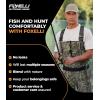 Foxelli Chest Waders – Waterproof 2-ply Nylon/PVC Camo Hunting Fishing Waders for Men and Women with Boots(Camo)