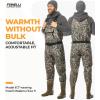 Foxelli Chest Waders, Waterproof 4mm Neoprene Hunting & Fishing Waders for Men & Women with Boots(Camo)