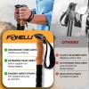 Foxelli Lightweight Trekking Poles – Compact Walking Sticks with Quick Locks, Ergonomic Cork Grip & All-Terrain Accessories – Adjustable Collapsible Poles for Travel & Hiking(39-47in for Height: 4’11” to 5’8″)
