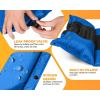 Foxelli Two-Pack Bundle: Insulated Self Inflating Sleeping Pads for Camping, Backpacking & Hiking
