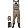 Foxelli Breathable Waders – Fly Fishing Stockingfoot Waders for Men and Women(Camo)