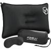 Foxelli Camping Pillow – Inflatable Compact & Portable Compressible Foam Camp Pillow for Travel, Backpacking, Camping, and Hammocks