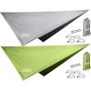 Foxelli Rain Fly Bundle – Green & Grey Waterproof Rain Tarps for Camping