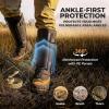Foxelli Snake Gaiters for Men & Women – Durable Snake Protection Leg Guards, Adjustable Lower-Leg Protection for Hunting, Hiking, Ranch Work & Rugged Outdoor Terrain