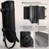 Foxelli Snake Gaiters for Men & Women – Durable Snake Protection Leg Guards, Adjustable Lower-Leg Protection for Hunting, Hiking, Ranch Work & Rugged Outdoor Terrain